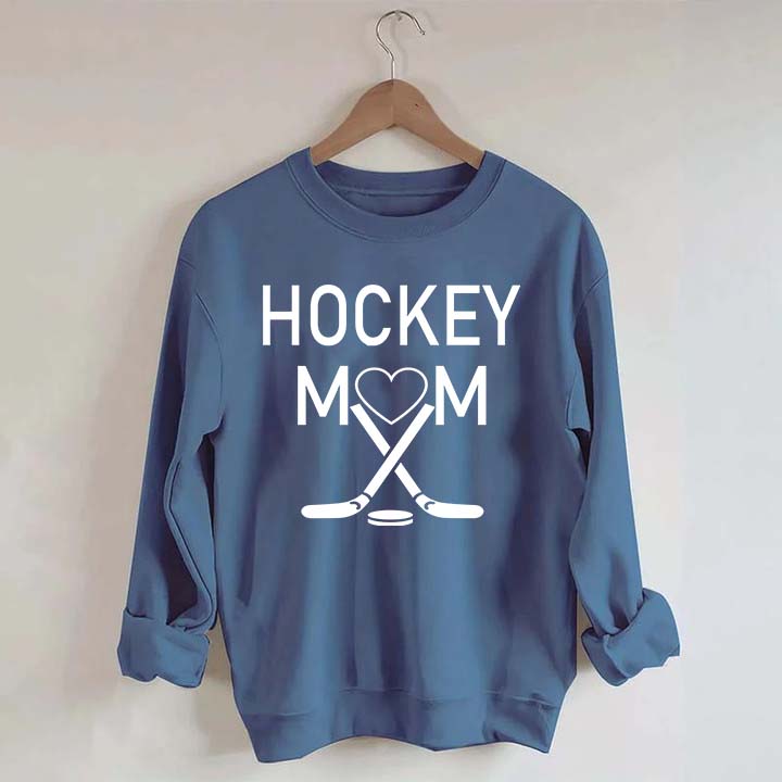 Hockey Mom Heart Sweatshirt