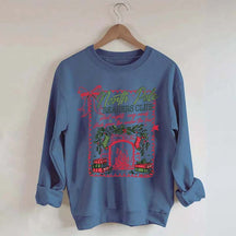 North Pole Readers Club Coquette Christmas Book Sweatshirt