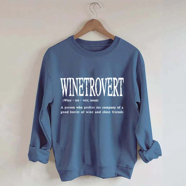 Funny Wine Definition Sweatshirt
