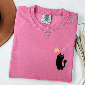 Black Cats Fall Cozy Cute T-Shirt