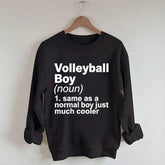 Volleyball Boy Definition Funny Sweatshirt