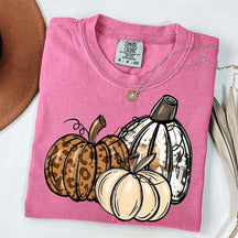 Leopard Pumpkin Thanksgiving Gift T-Shirt