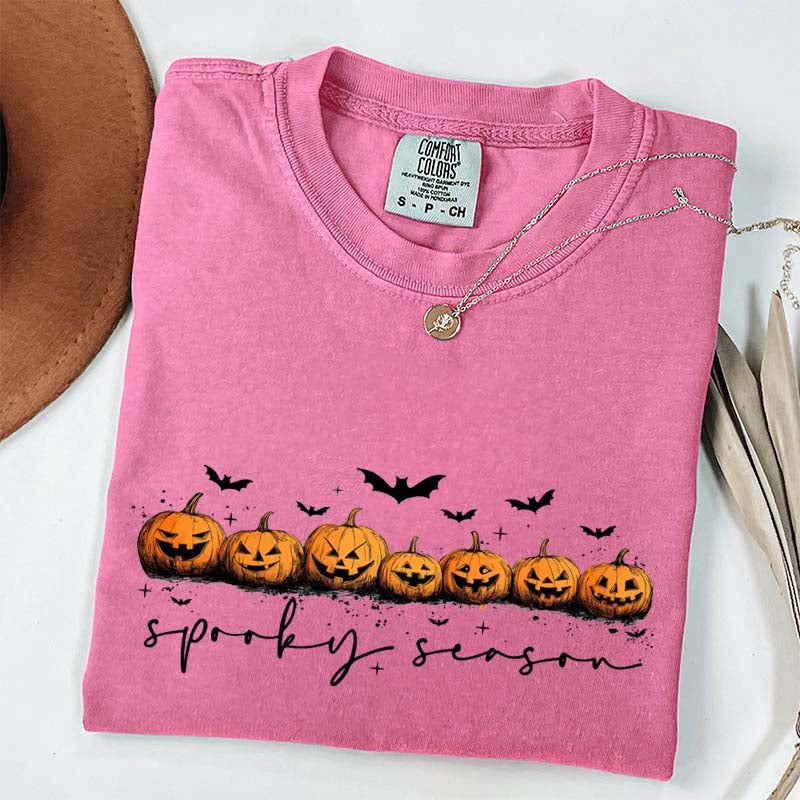 Spooky Season Pumpkins Halloween T-Shirt