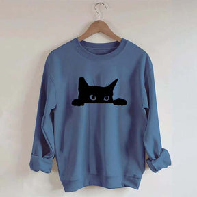 Cute Black Cat Owner Sweatshirt