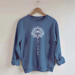 Choose To Be Kind Flower Mandala Sweatshirt