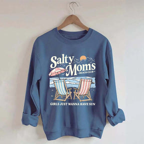 Salty Moms Beach Club Sweatshirt