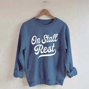 Funny Horse On Stall Rest Sweatshirt