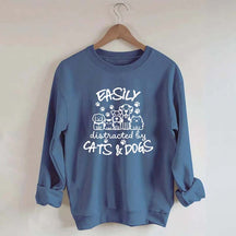 Dog Cat Mama Sweatshirt