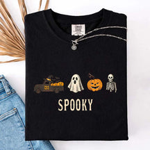 Pumpkin Season Girly Spooky Halloween T-Shirt