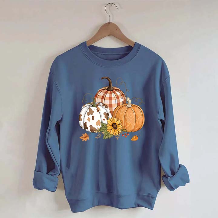 Fall Pumpkin Halloween Autumn Sweatshirt