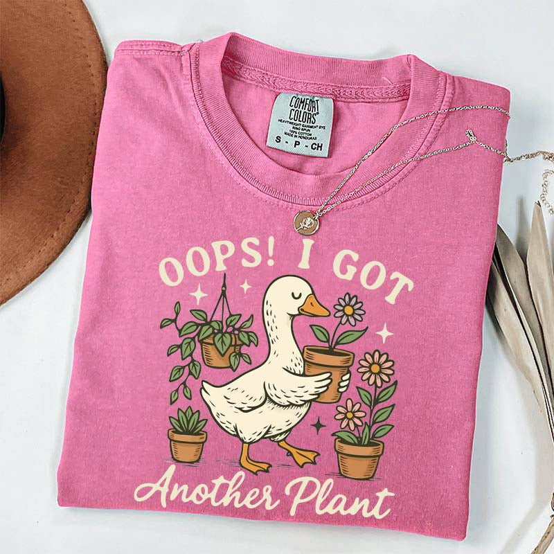 Oops I Got Another Plant Duck T-Shirt