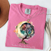 Freedom Dignity Tranquility Tree T-Shirt