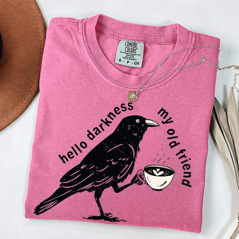 Raven Crow Coffee T-Shirt