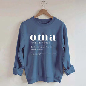 Funny Oma Pregnancy Reveal Sweatshirt