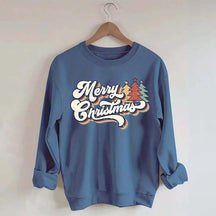 Merry Christmas Family Retro Sweatshirt