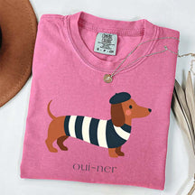 Oui-Ner Sausage Dog T-Shirt