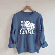 My Heart Is On That Court Sweatshirt
