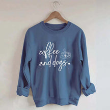 Minimalistic Coffee and Dogs Sweatshirt