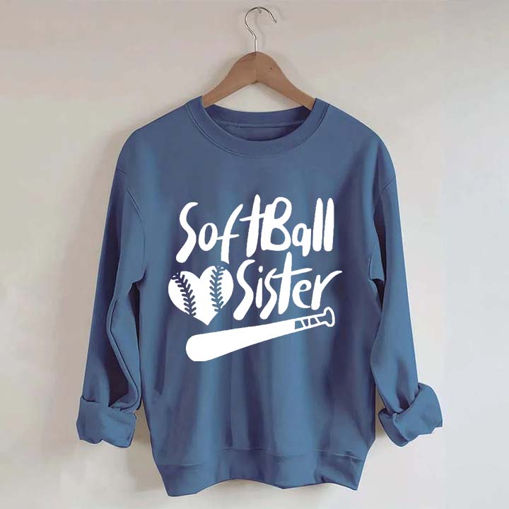 Softball Sister Game Days Sweatshirt