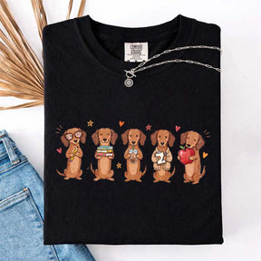 Dachshund Teacher Wiener Dog School T-Shirt