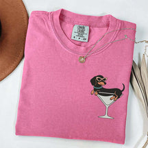 Weenies and Martinis Dachshund Weenie Tini T-Shirt