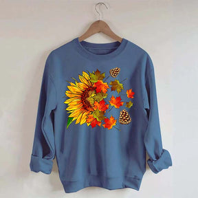 Autumn Sunflower Sweatshirt
