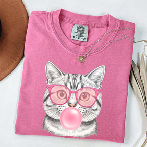 Bubble Gum Kitten Vintage Style T-Shirt
