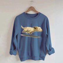Cute Running Dog Sweatshirt