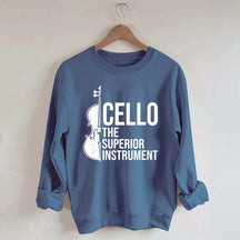 Cello Superior Instrument Music Sweatshirt
