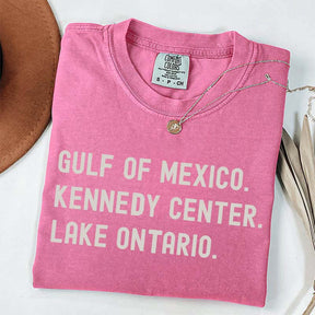 Gulf of Mexico Kennedy Center Lake Ontario T-Shirt