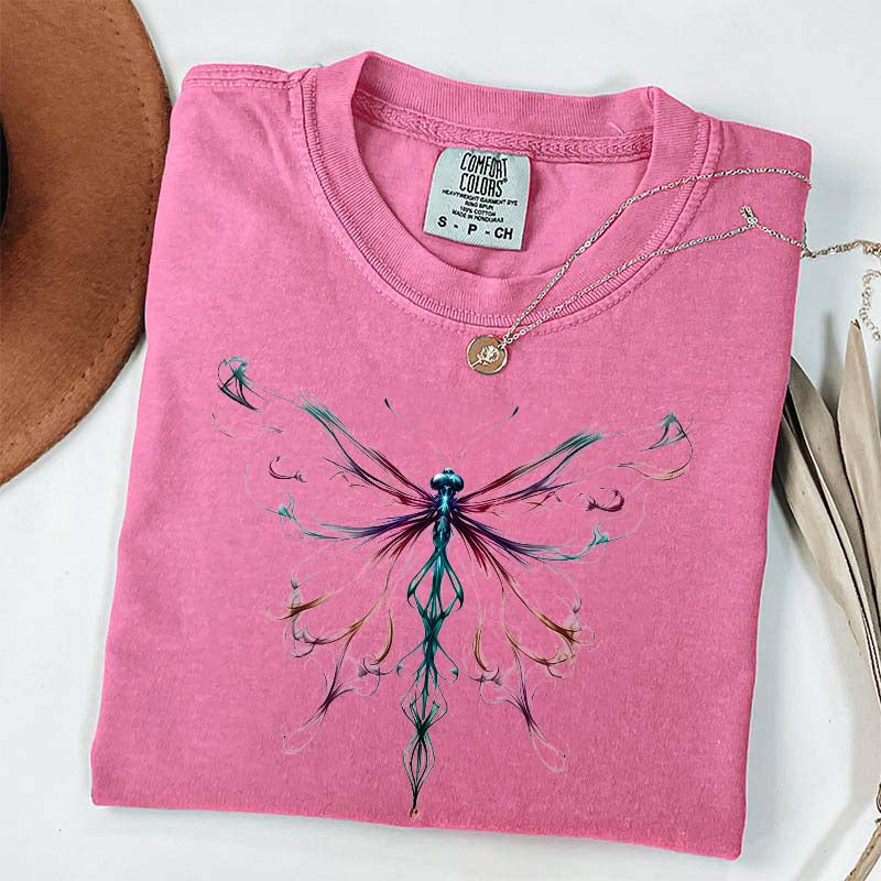 Comfort Color Bright Golden Butterfly T-Shirt