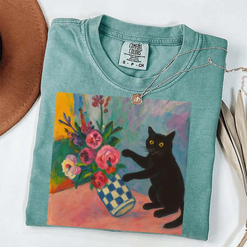 Comfort Colors Cat Artist T-Shirt