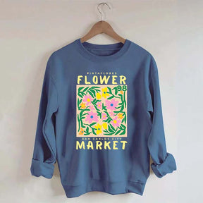 Boho  Pintaflores Floral Sweatshirt