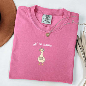 Off To Game Goose Mothers T-Shirt
