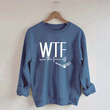 WTF Win Face-Off Hockey Sweatshirt