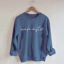 Namaste Yoga Heart Simple Sweatshirt