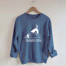 Downward Human Dog Yoga Sweatshirt