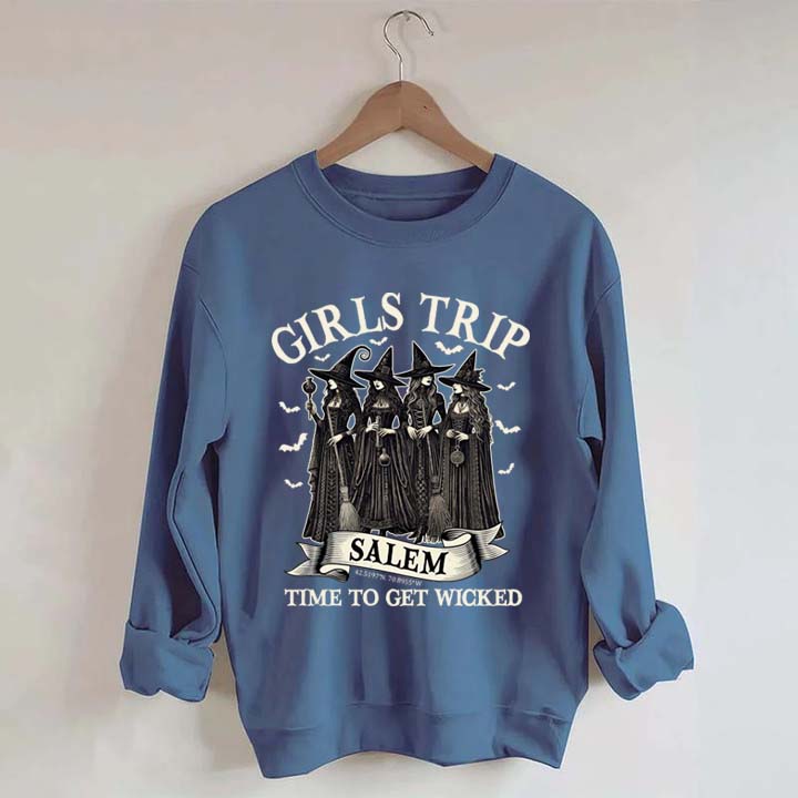 Retro Girls Trip Salem Sweatshirt