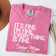 Senior Mom Class of 2027 T-Shirt