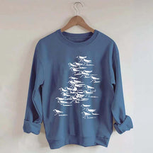 Birdwatching Vintage Shorebirds Sweatshirt