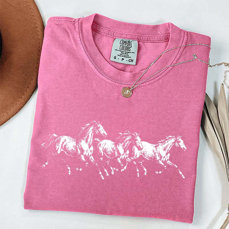 Wild Horses Running T-Shirt