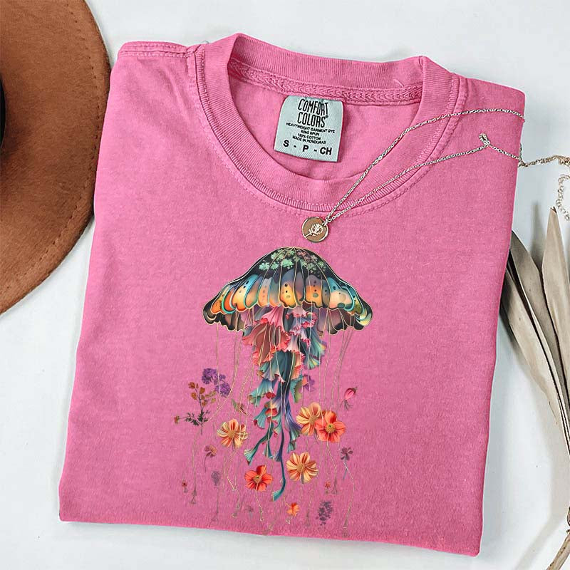 Floral Jellyfish T-Shirt