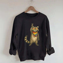 Raccoon Pride LGBT Sweatshirt
