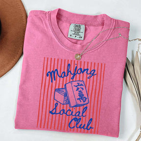 Mahjong Social Club Funny T-Shirt
