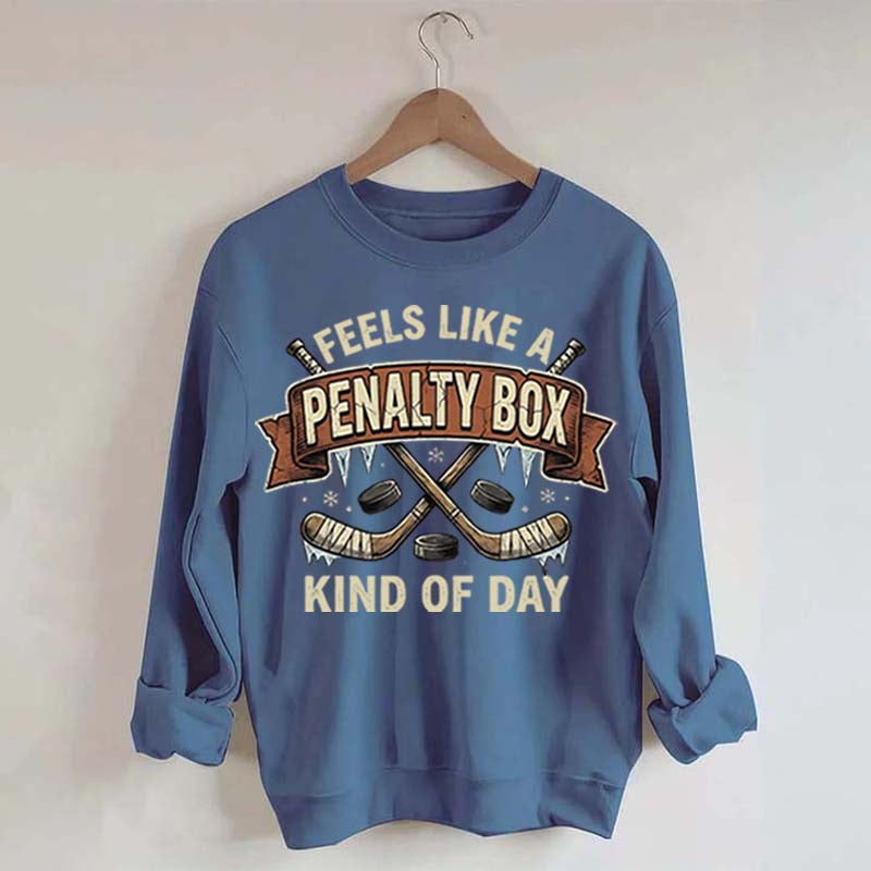 Funny Hockey Mom Festive Sports Sweatshirt