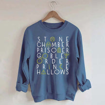 Wizard Book Titles Sweatshirt