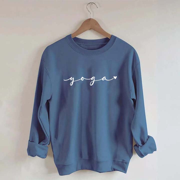 Cute Women Yoga Ink and Quotes Sweatshirt