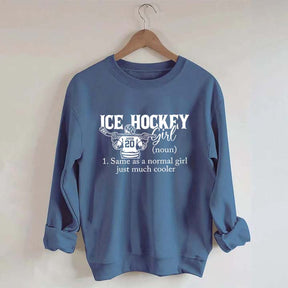 Personalized Hockey Girl Sweatshirt
