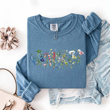 Cottagecore Spring Floral Graphic Sweatshirt