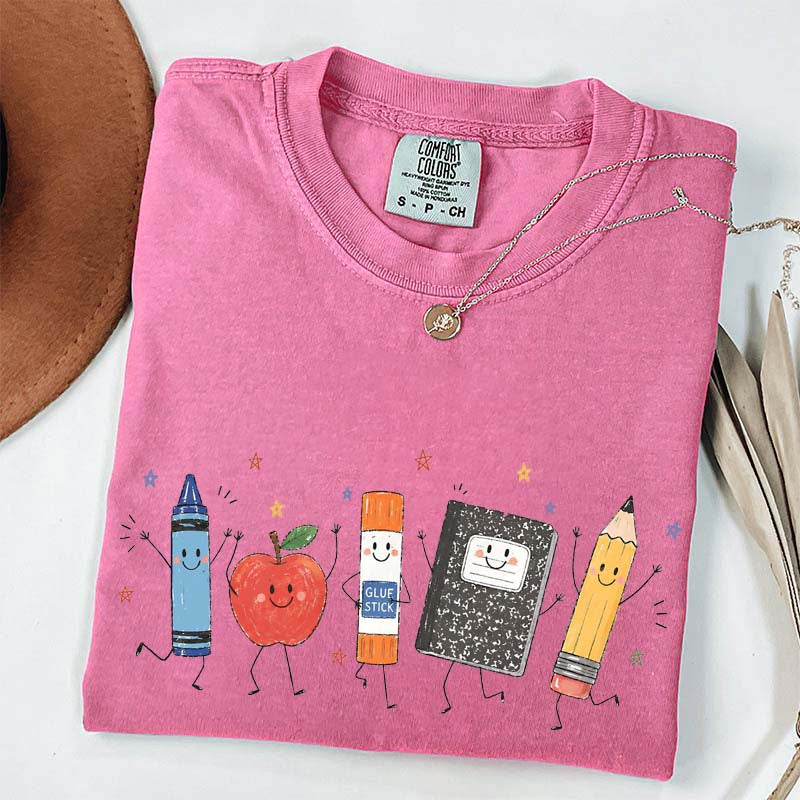 Funny Teacher Life School Supplies T-Shirt